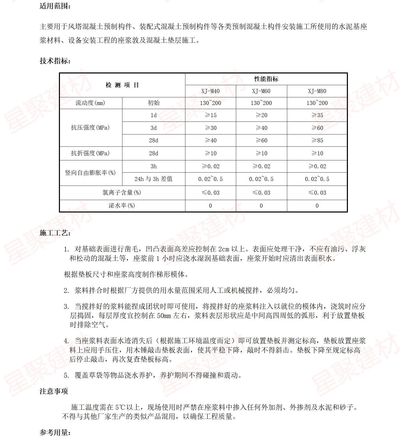 高性能座浆料（一次座浆料）(图2)